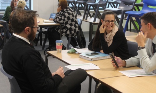 Teachers collaborating at a QET Inset Day