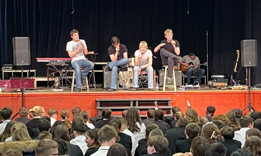 Quantock Education Trust - The Entitled Sons Inspire Students with ...